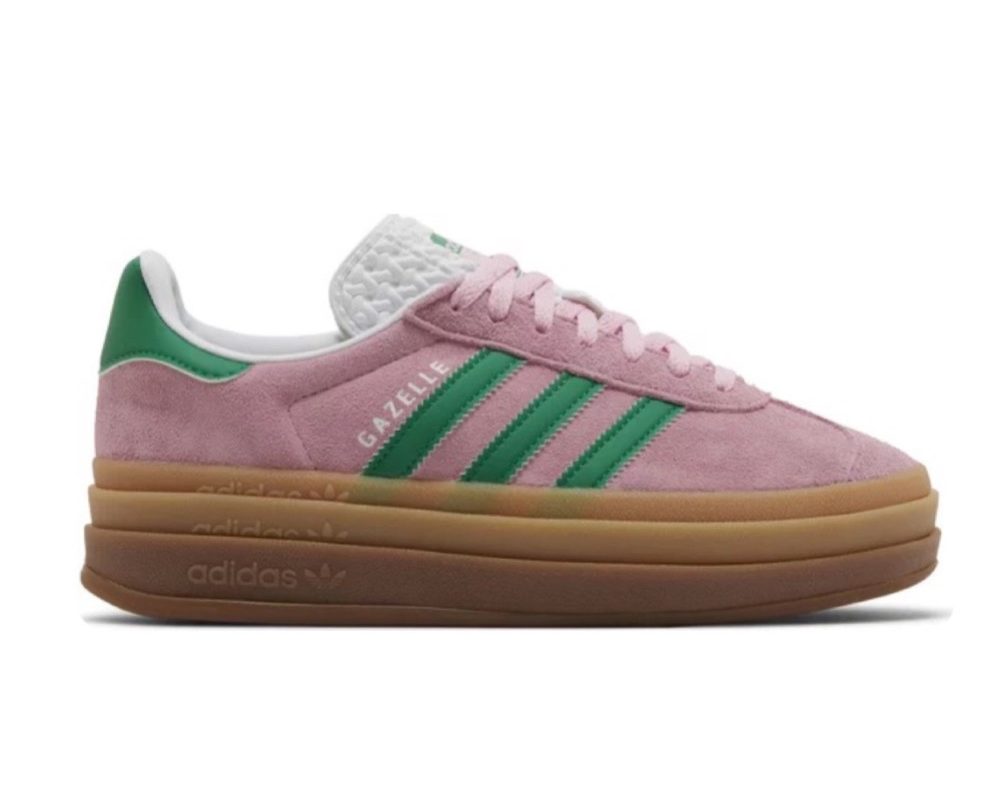 Adidas Gazelle Bold "True Pink Green"